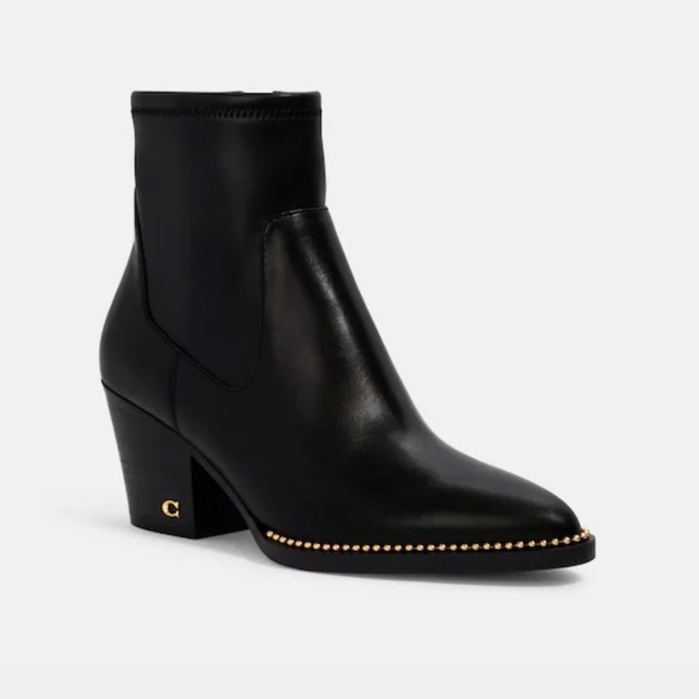 Coach cowboy booties